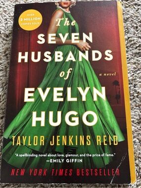 The Seven Husbands of Evelyn Hugo by - Green Paperback Novel